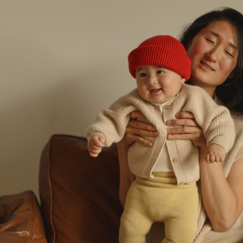 Hvid  Baby Cardigan 'Inga' Cream - Image 4