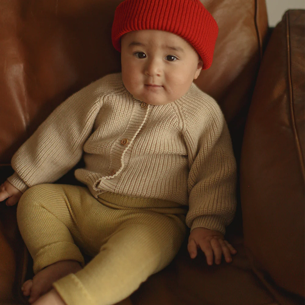 Hvid  Baby Cardigan 'Inga' Cream - Image 6
