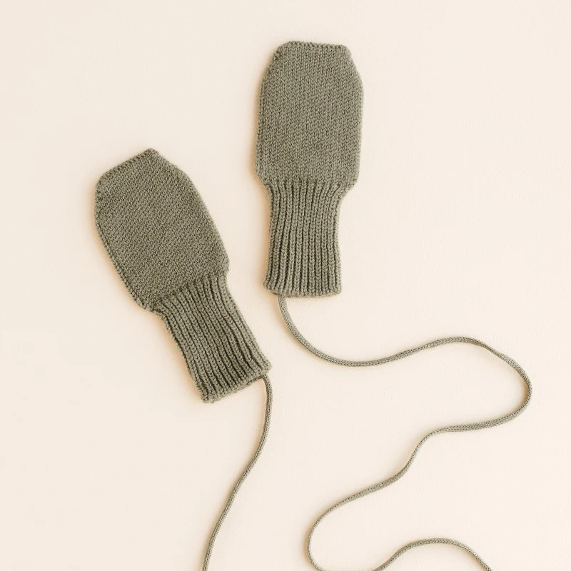 Hvid  Baby Strickfäustlinge/Handschuhe  Artichoke - Image 2