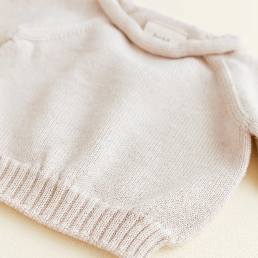 Hvid  Baby Strickpullover 'Georgette'  Cream - Image 3