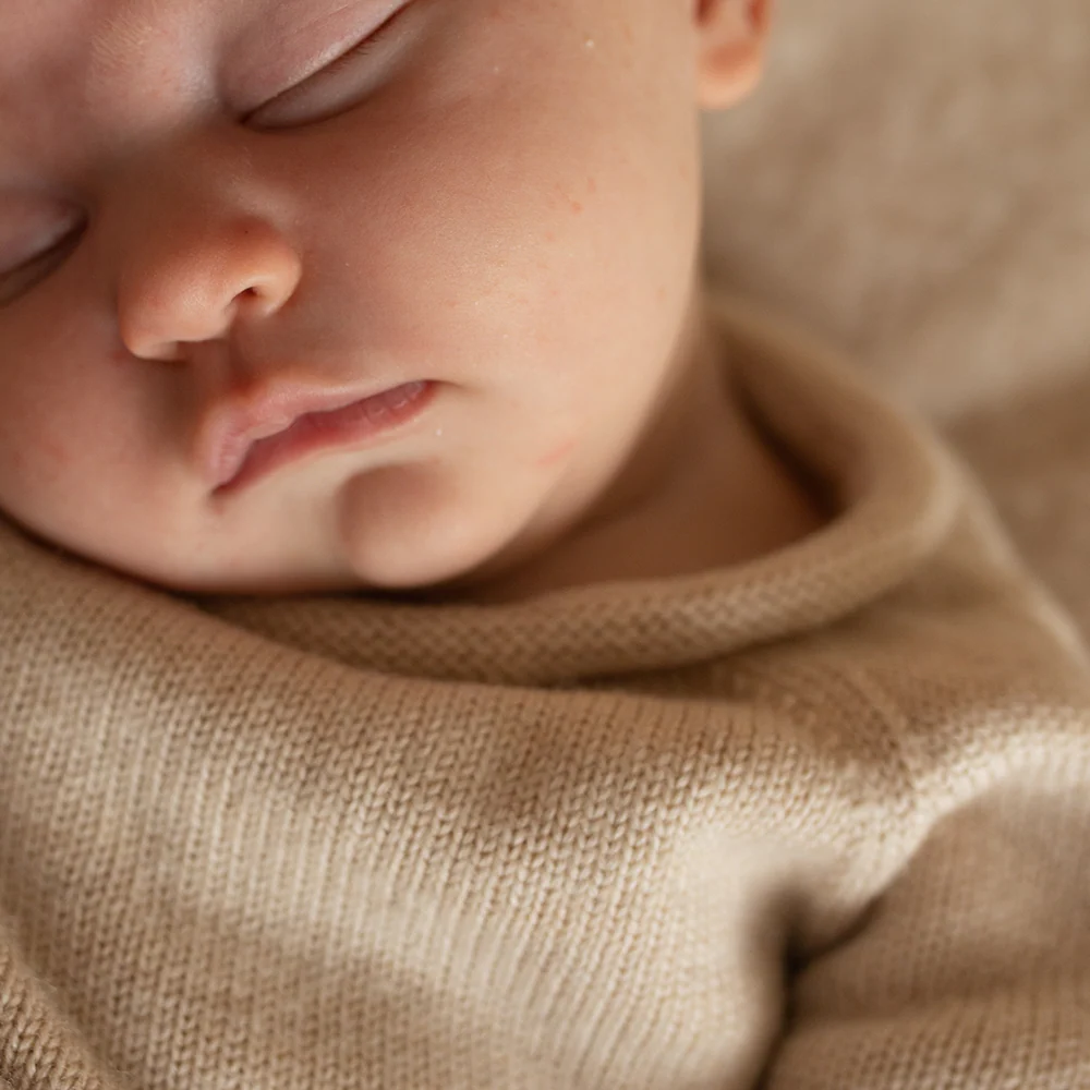 Hvid  Baby Strickpullover 'Georgette'  Cream - Image 4