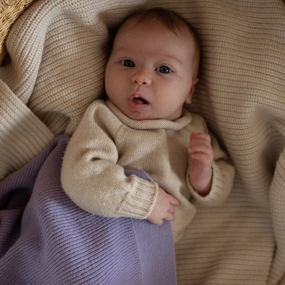 Hvid  Baby Strickpullover 'Georgette'  Cream - Image 5
