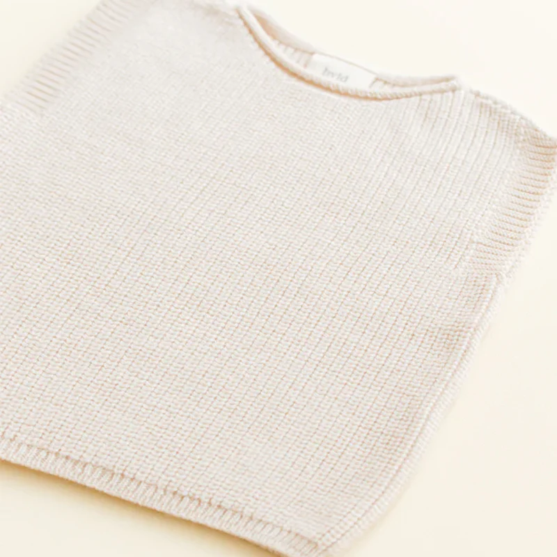 Hvid  Baby Strickweste 'Harvey'  Cream - Image 3