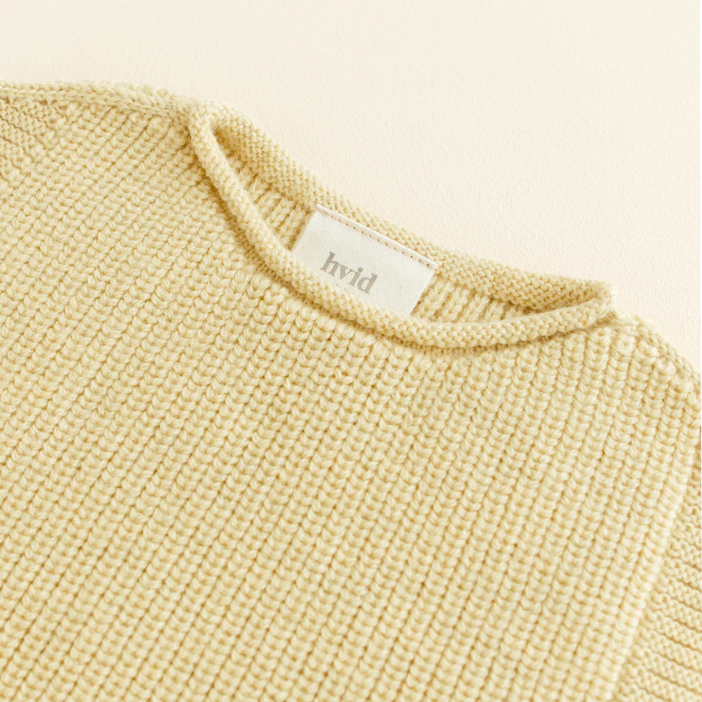 Hvid  Baby Strickweste 'Harvey' Light Yellow - Image 5