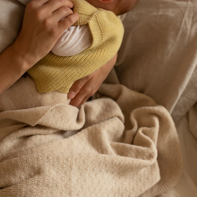 Hvid  Babydecke Dora  Cream - Image 2