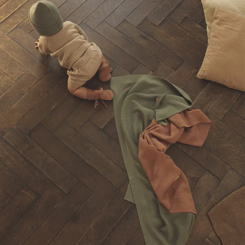 Hvid  Babydecke Gust  Artichoke - Image 4