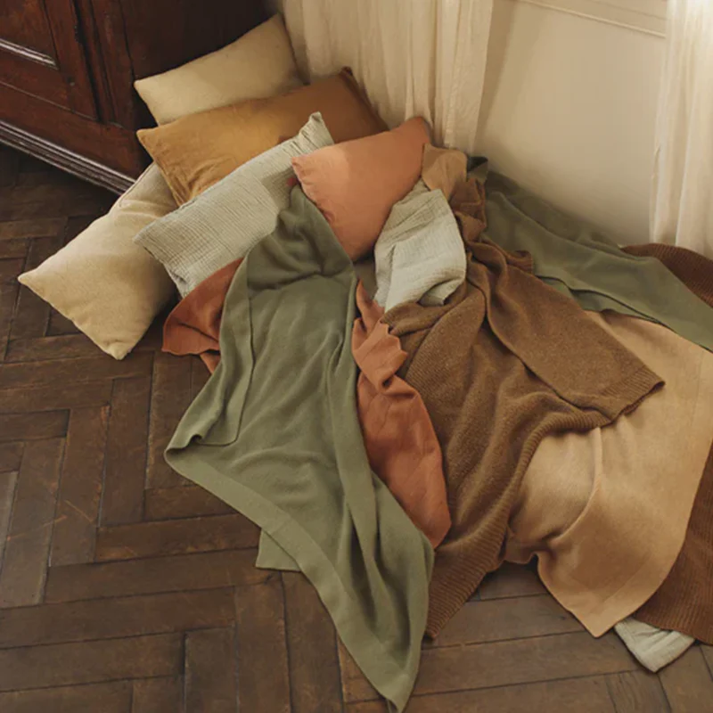 Hvid  Babydecke Gust  Artichoke - Image 7