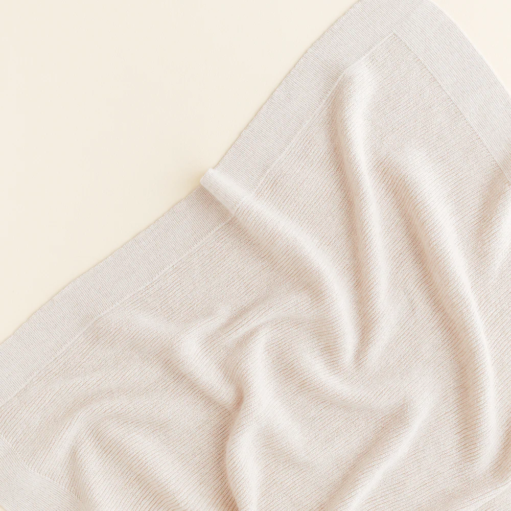 Hvid  Babydecke 'Gust'  Cream - Image 3
