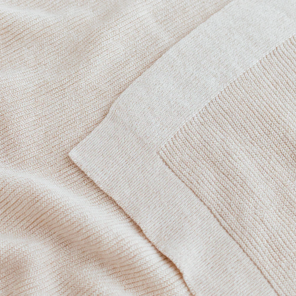 Hvid  Babydecke 'Gust'  Cream - Image 4