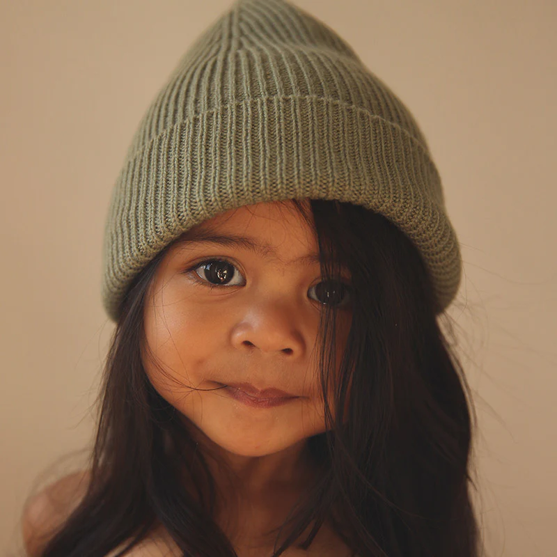 Hvid  Kids Beanie Fonzie  Artichoke - Image 2