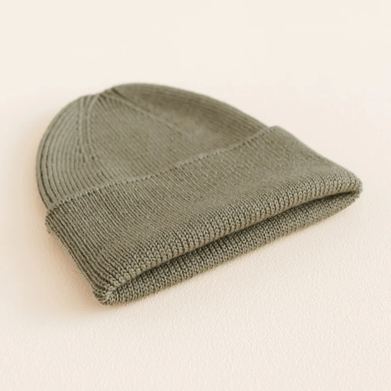 Hvid  Newborn Beanie Fonzie Artichoke - Image 3
