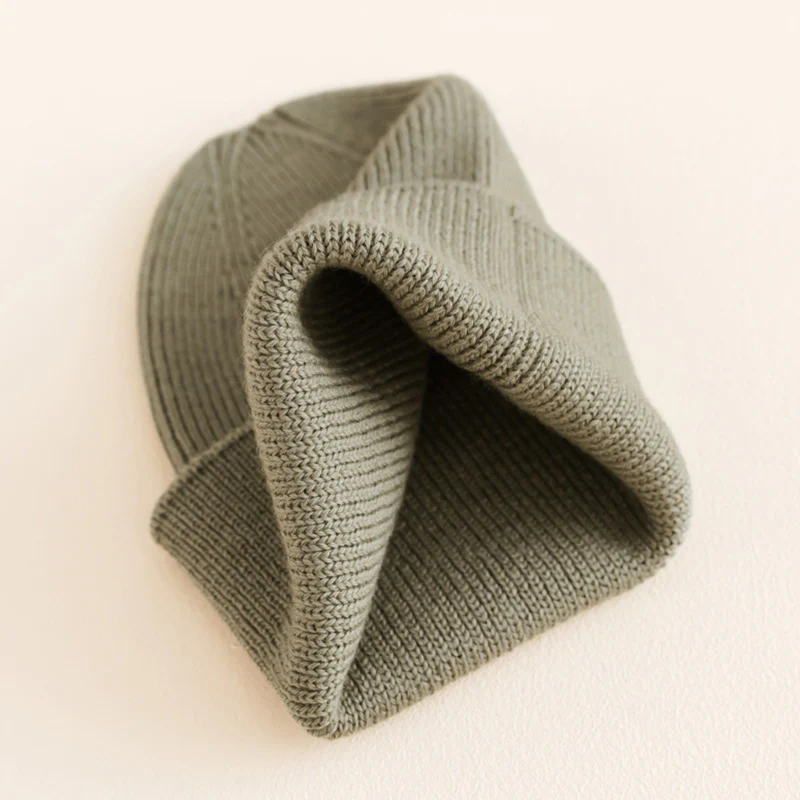 Hvid  Newborn Beanie Fonzie Artichoke - Image 4