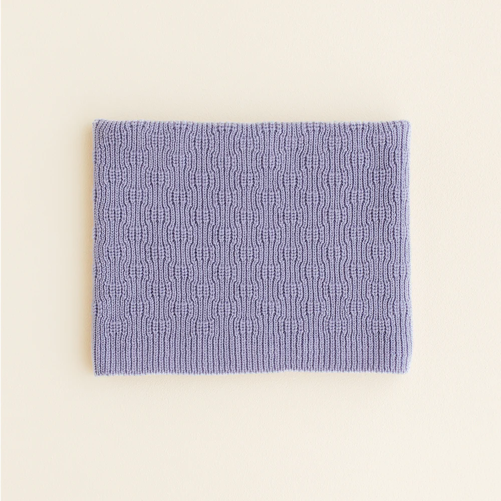 Hvid  Loop Schal 'Gigi'  Lilac - Image 3