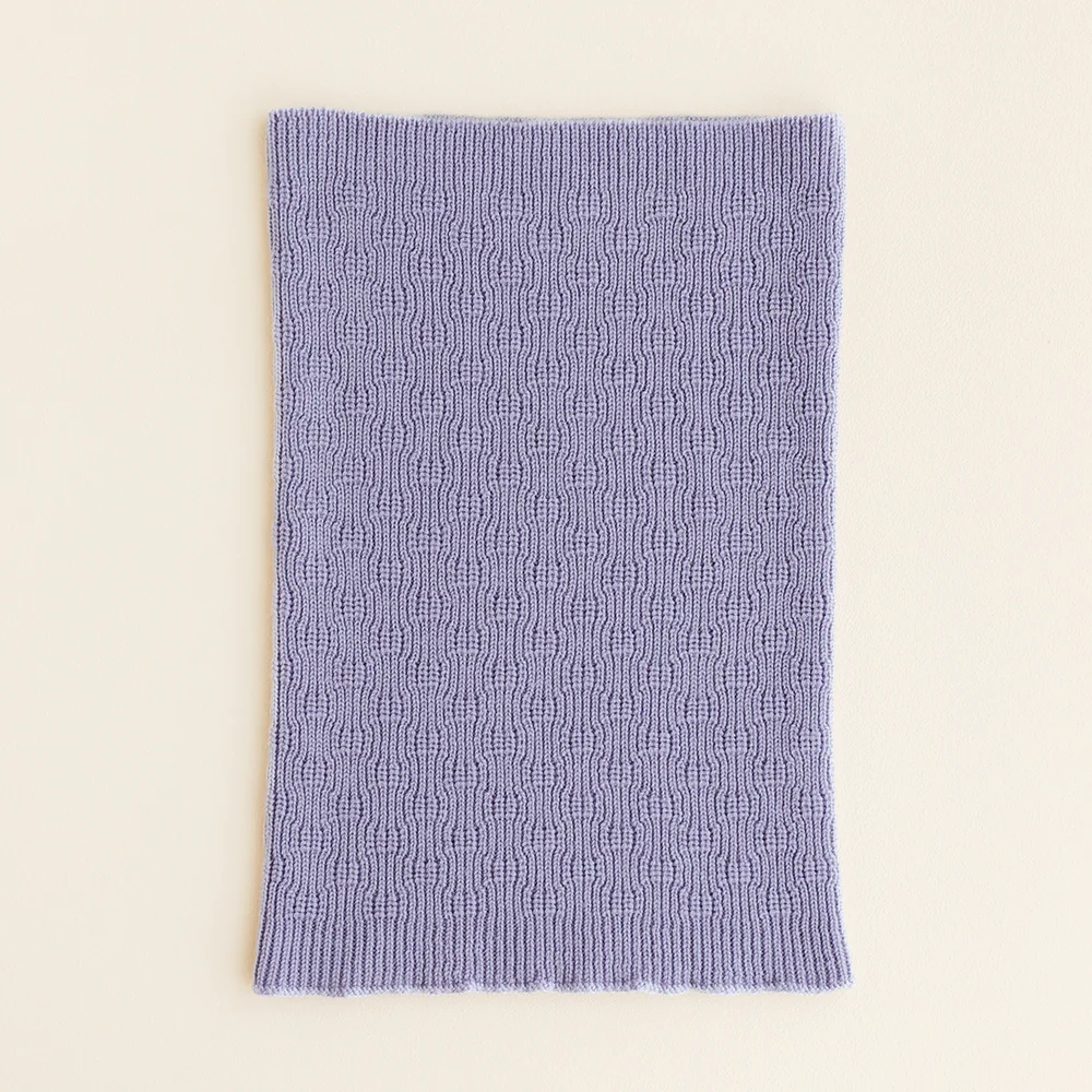 Hvid  Loop Schal 'Gigi'  Lilac - Image 4