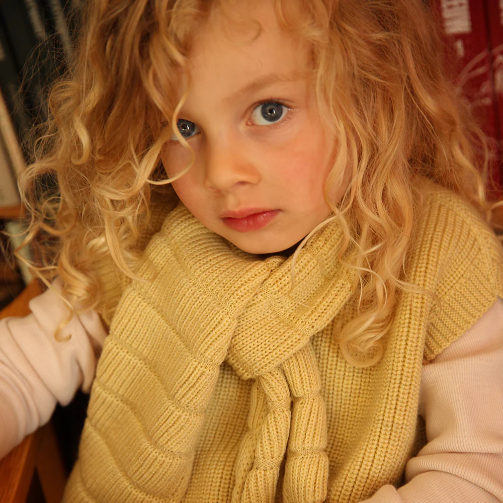 Hvid  Loop Schal 'Jacobino'  Light Yellow - Image 5