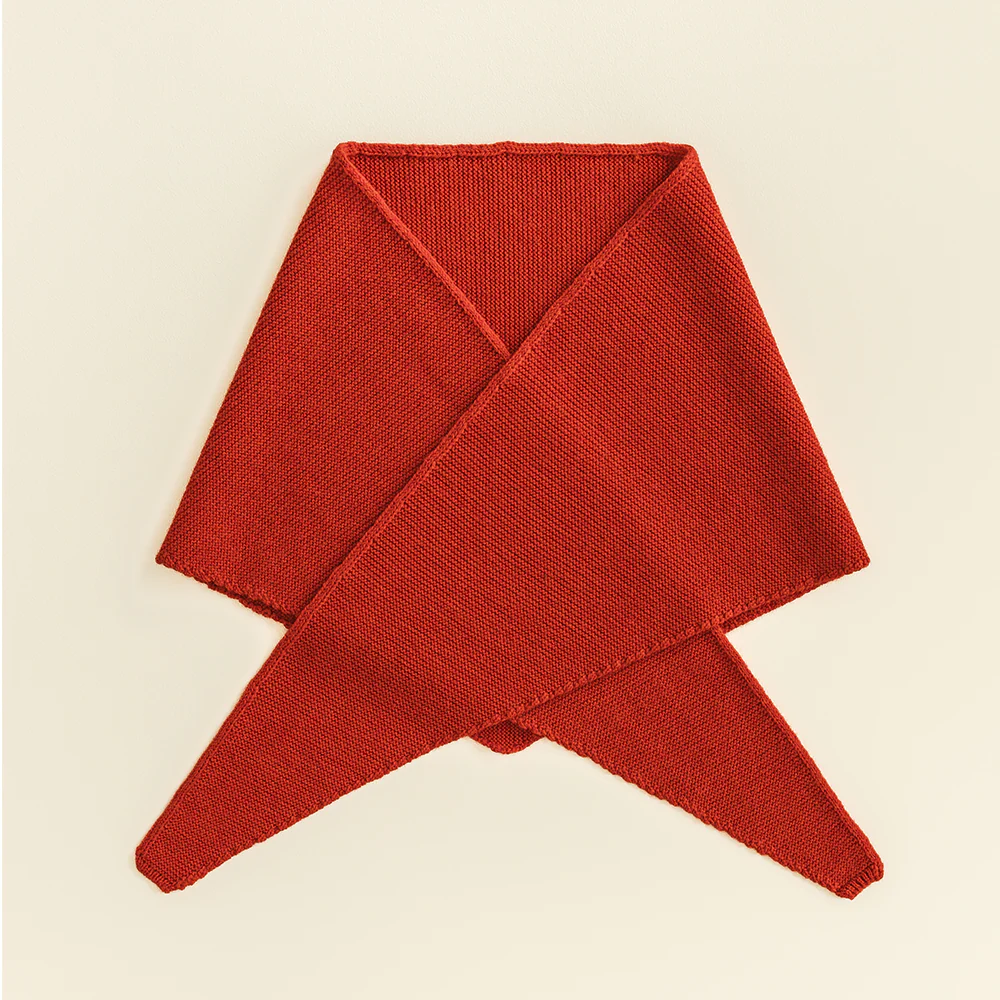 Hvid  Loop Schal 'Josephina' Red - Image 2