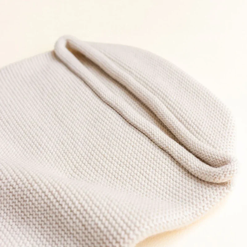 Hvid Strick Cocoon Cream - Image 2