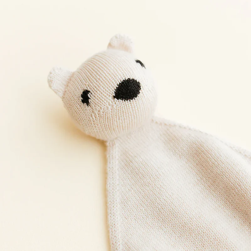 Hvid  Teddy Tokki Schmusetuch  Cream - Image 2