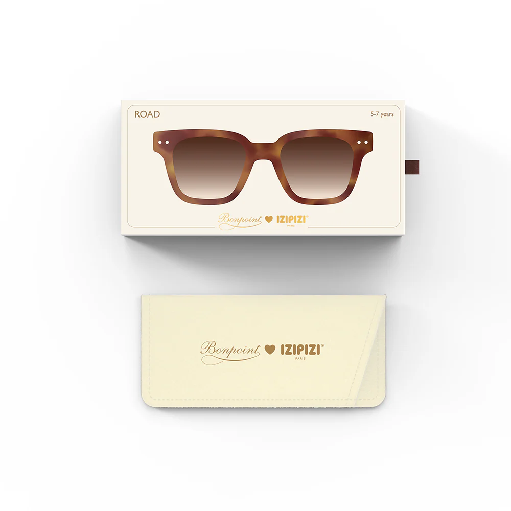 Izipizi  Kinder Sonnenbrille 'Bonpoint'  #Road 5-7 Jahre Glossy Havane - Image 5