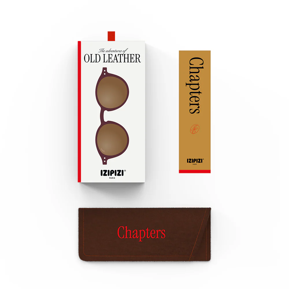 Izipizi  Kinder Sonnenbrille 'Chapters' #D 5-10 Jahre Old Leather - Image 5