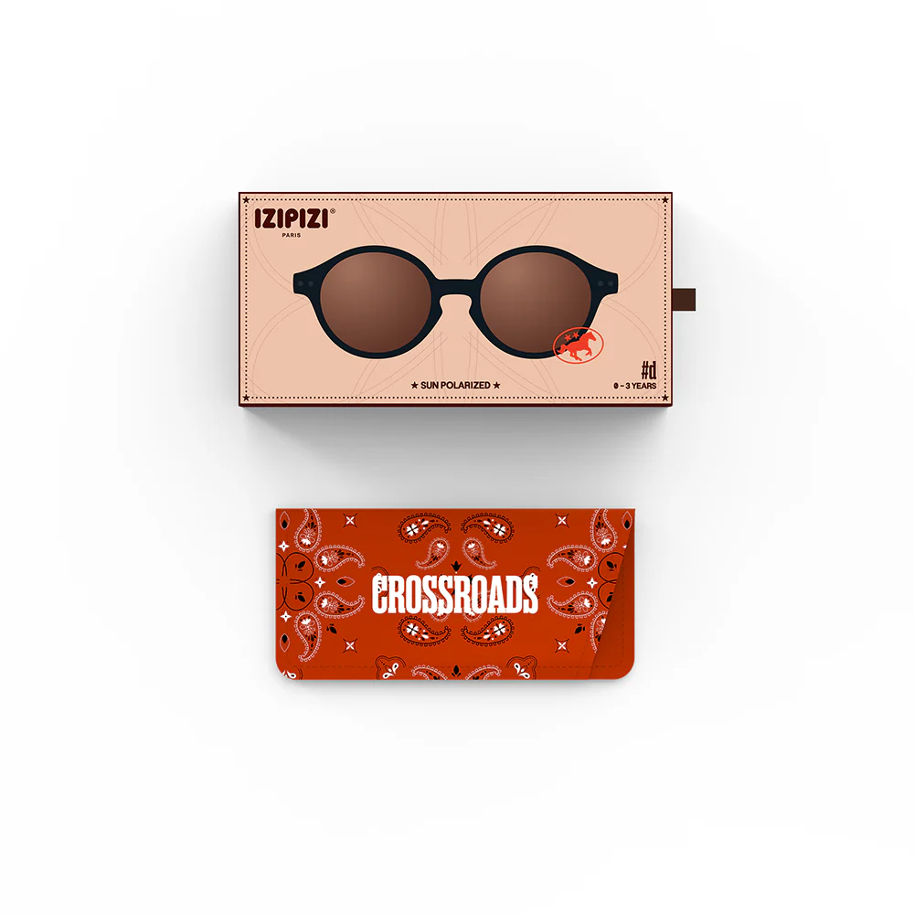 Izipizi  Kinder Sonnenbrille 'Crossroads' #D 0-3 Y Black Road - Image 5