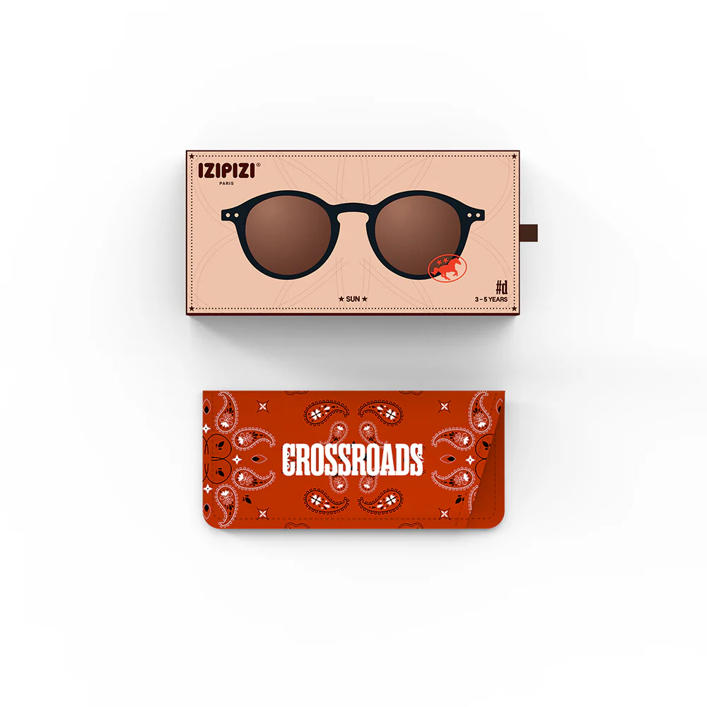 Izipizi  Kinder Sonnenbrille 'Crossroads' #D 7-11 Jahre Black Road - Image 5