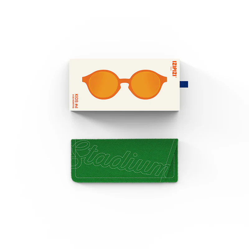 Izipizi  Kinder Sonnenbrille 'Stadium' #D 9-36 Monate Orange Smash - Image 7