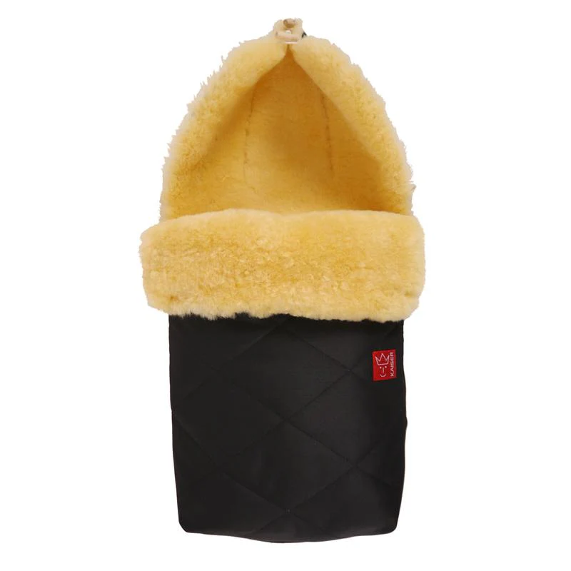 Kaiser  Lammfell Kinderwagenfusssack 'Natura'  Schwarz - Image 4
