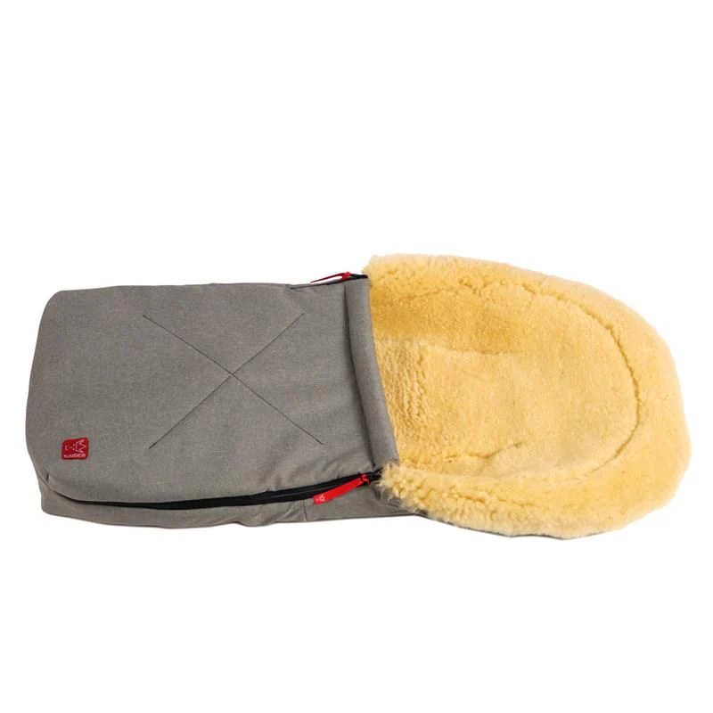 Kaiser  Lammfell Fusssack 'Emma' für Babyschale/Babywanne  Grey Melange - Image 2
