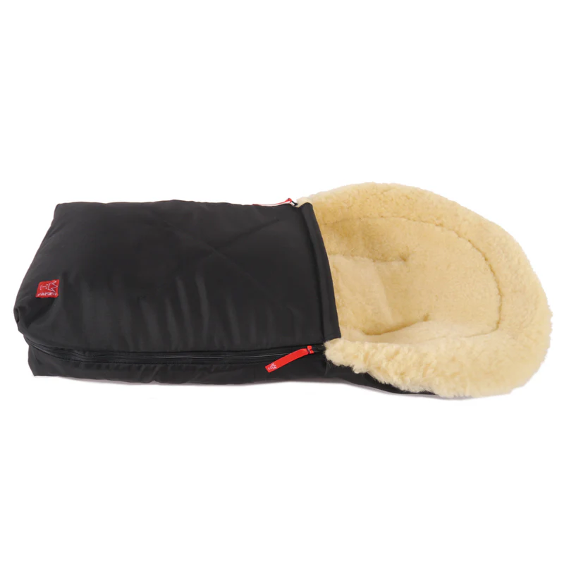 Kaiser  Lammfell Fusssack 'Emma' für Babyschale/Babywanne  Black - Image 3