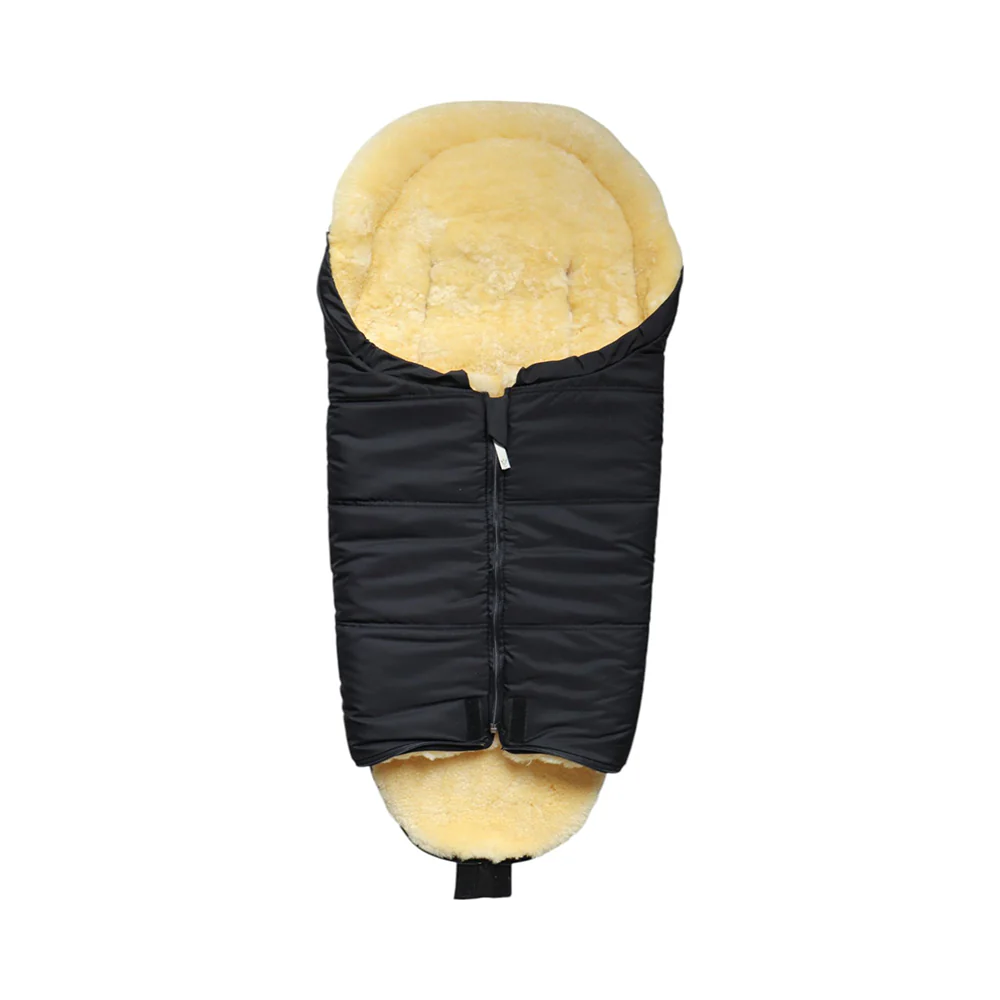 Kaiser Lammfell Fusssack 'Naadja' für Babyschale/Babywanne Black - Image 3