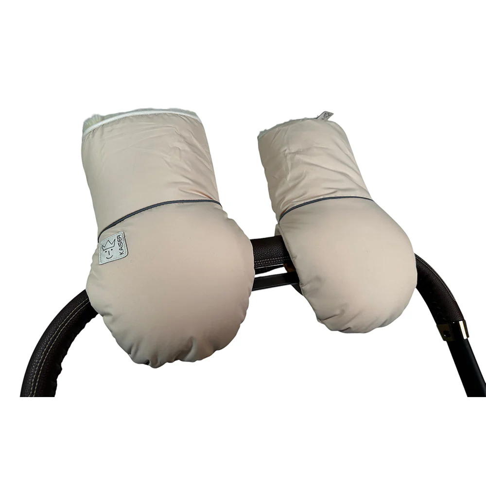 Kaiser  Lammfell Kinderwagen Handschuhe 'Reflect' Cream - Image 6
