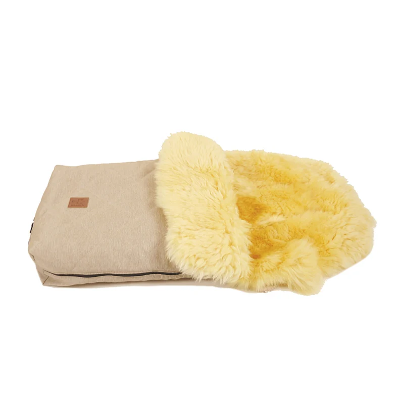 Kaiser  Lammfell Kinderwagenfusssack 'Nelly'  Sand Melange - Image 3