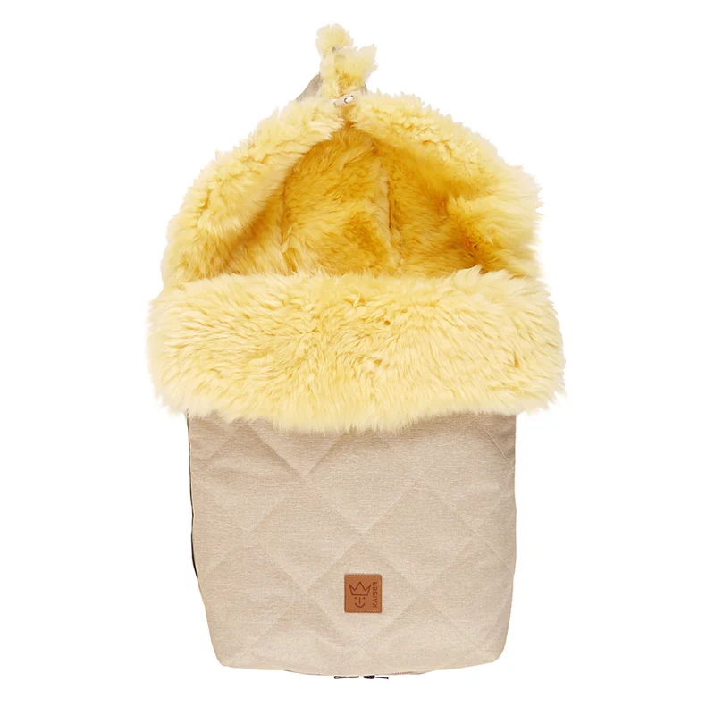 Kaiser  Lammfell Kinderwagenfusssack 'Nelly'  Sand Melange - Image 4
