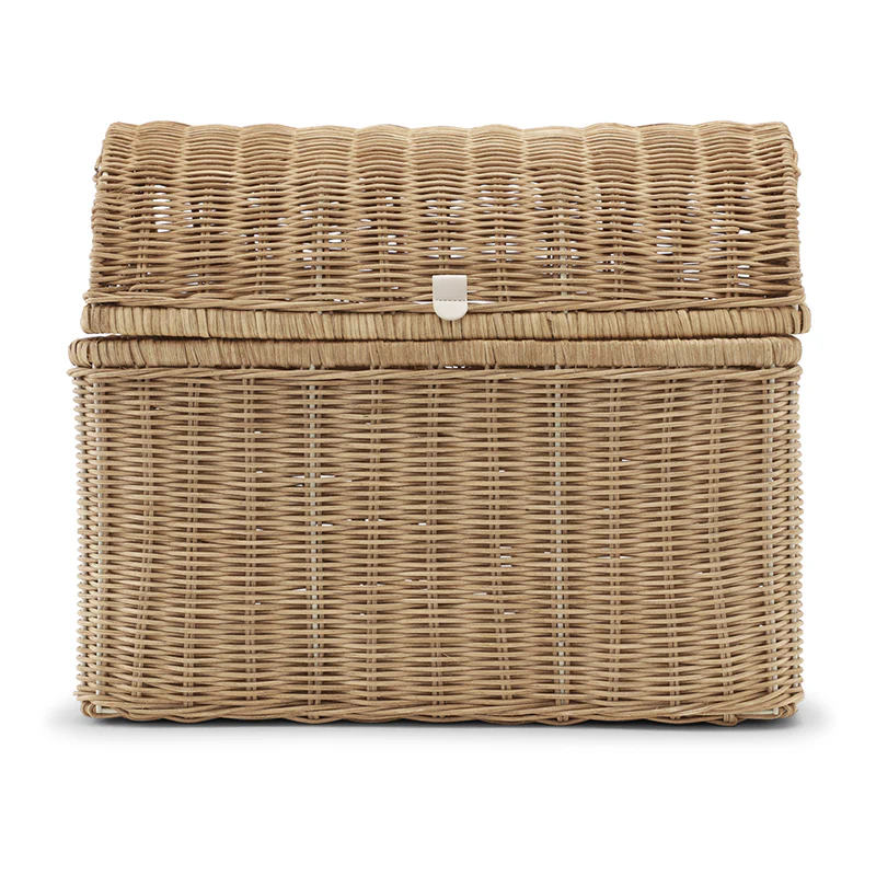 Kas Kopenhagen 3er Set handgeflochtene Raffia Körbe Desert - Image 3