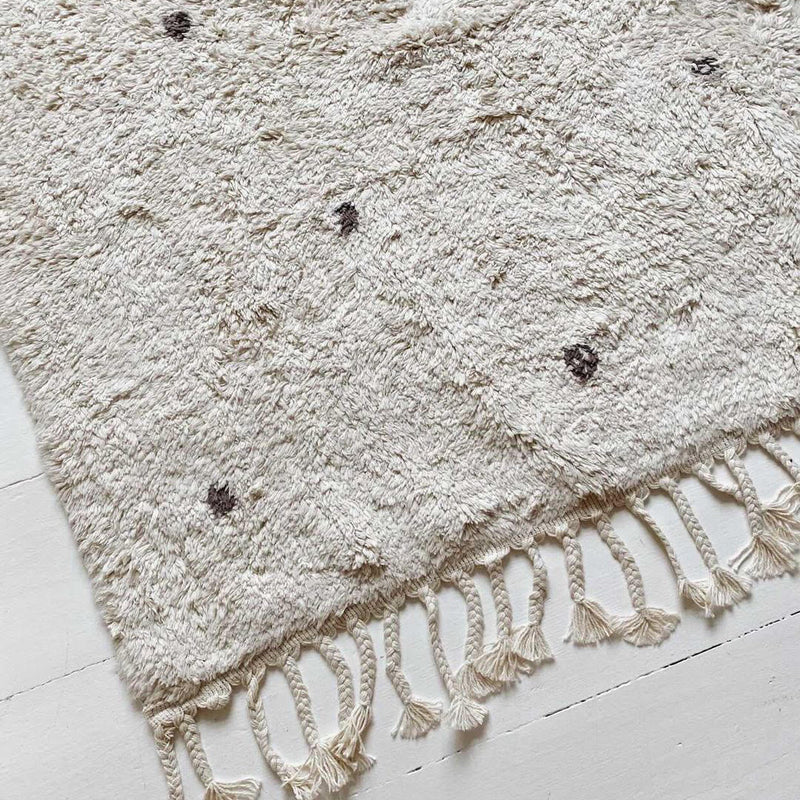 Kas Kopenhagen  Baumwollteppich 'Dots Small' waschbar  Beige - Image 3