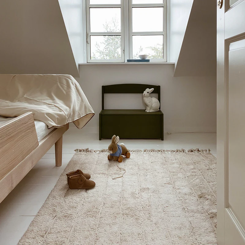 Kas Kopenhagen  Baumwollteppich 'Stripes' waschbar  Beige - Image 3