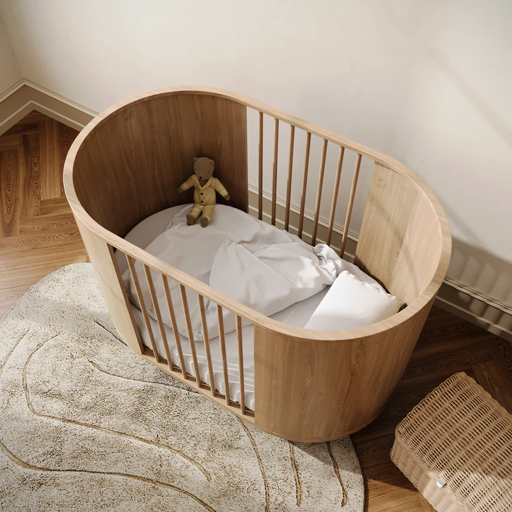 Kas Kopenhagen Kai Babybett 70 x 120 cm Oak - Image 3