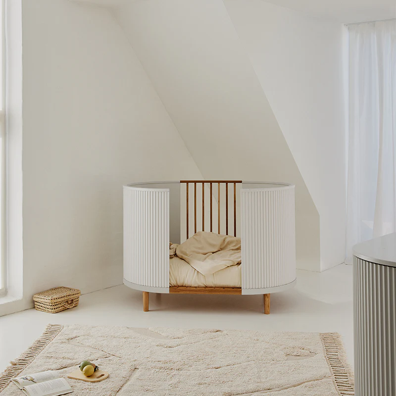 Kas Kopenhagen Kai Babybett 70 x 120 cm White Oak - Image 2