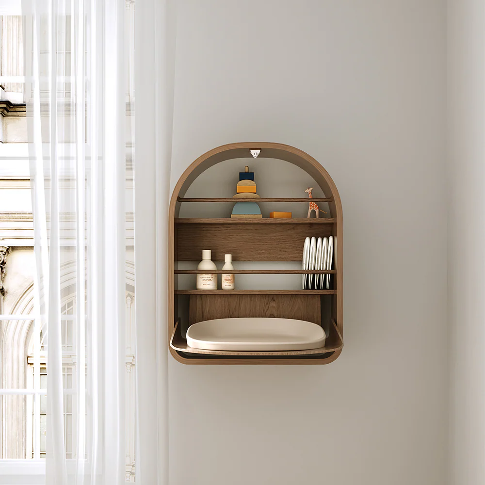 Kas Kopenhagen Wandwickeltisch 'Kai' Smoked Oak - Image 7