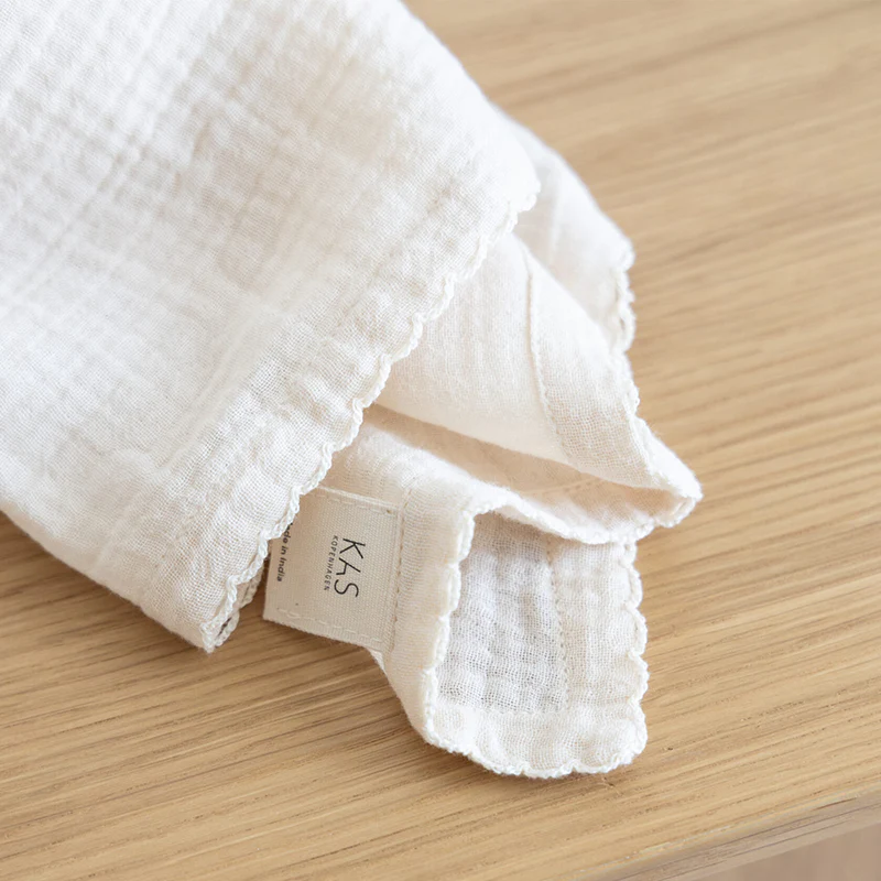 Kas Kopenhagen Wickelauflage 2er Set für Wickelkissen 'Kai'Cream - Image 3