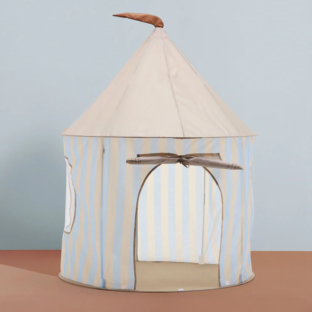 Kids Concept  Spielzelt Streifen Hellblau - Image 3