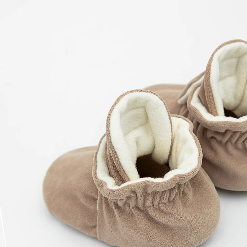 Kings & Rebels Baby Booties 'Gamuza' Café - Image 12
