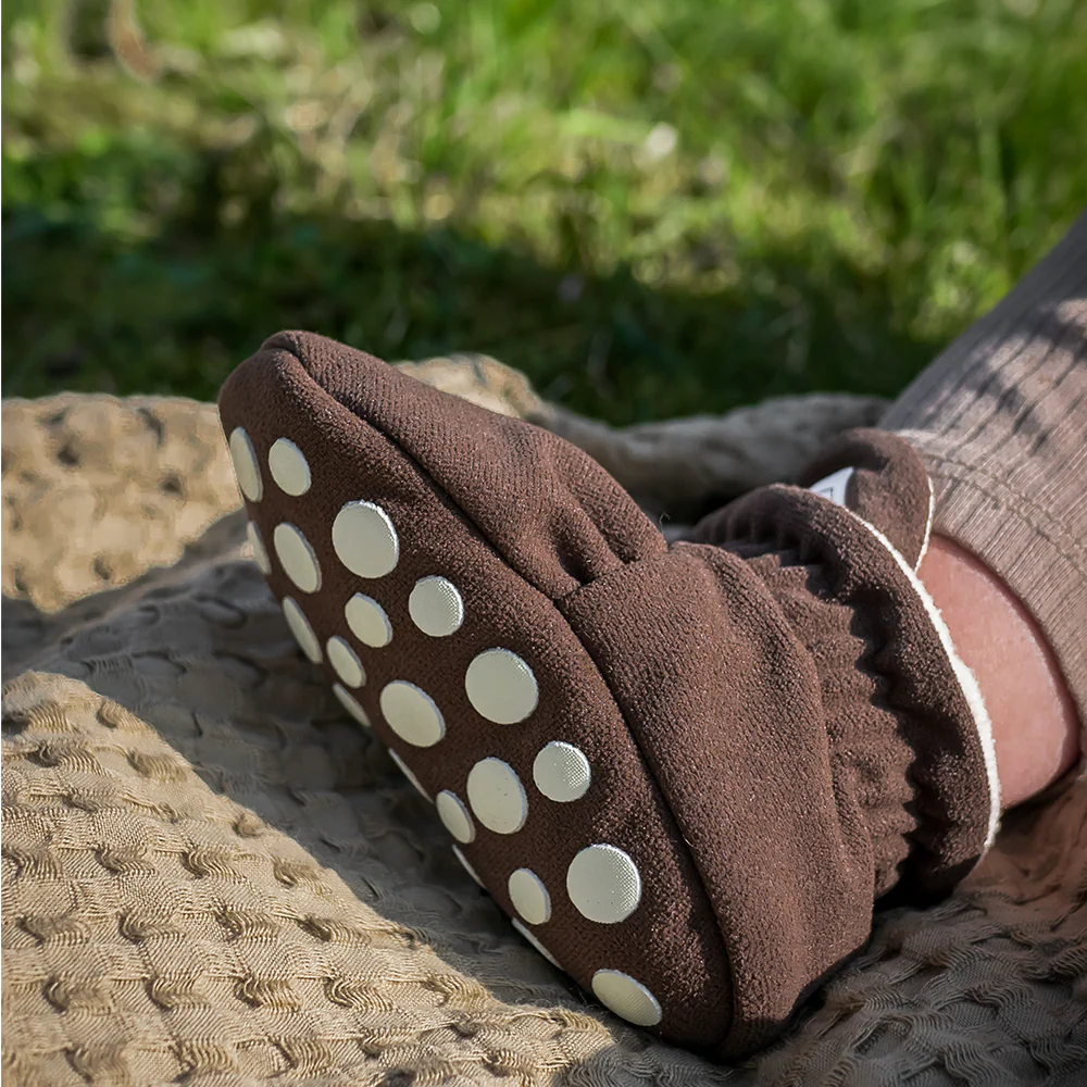 Kings & Rebels Baby Booties 'Gamuza' Chocolate - Image 6