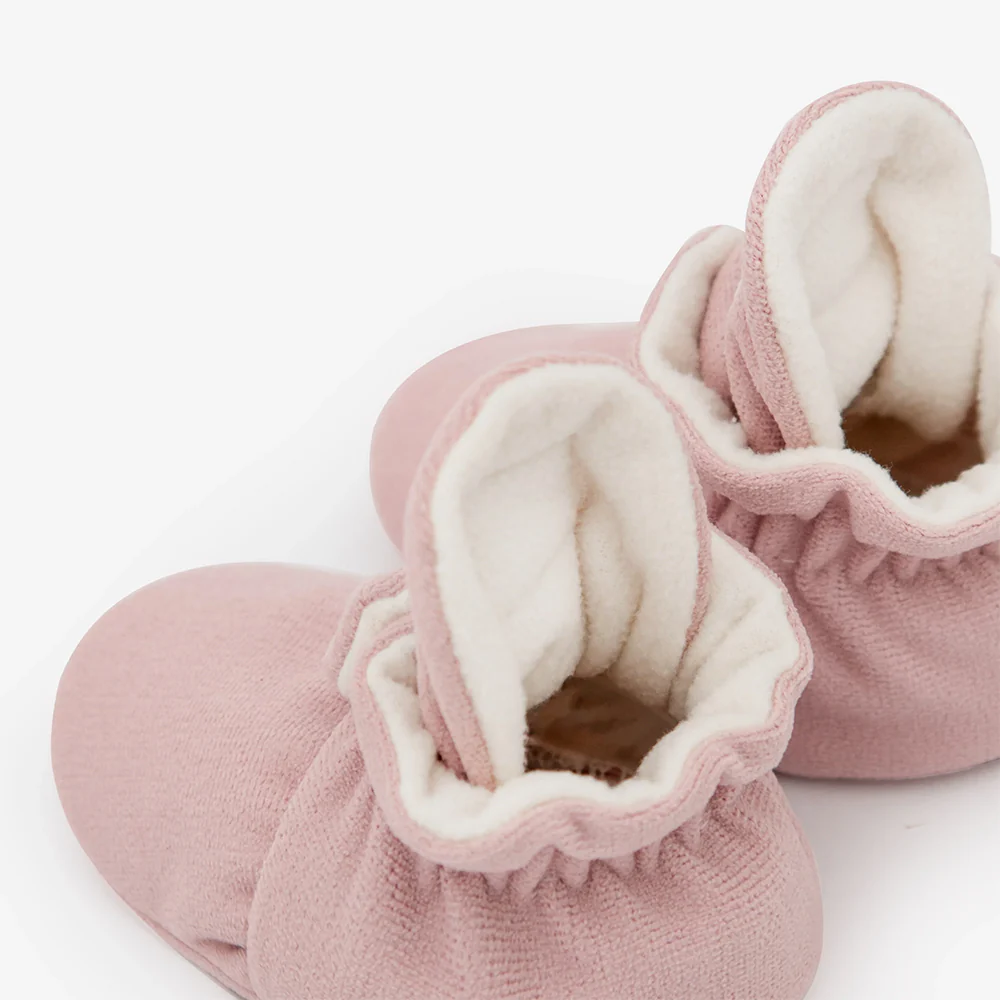 Kings & Rebels Baby Booties 'Gamuza' Rosewood - Image 2
