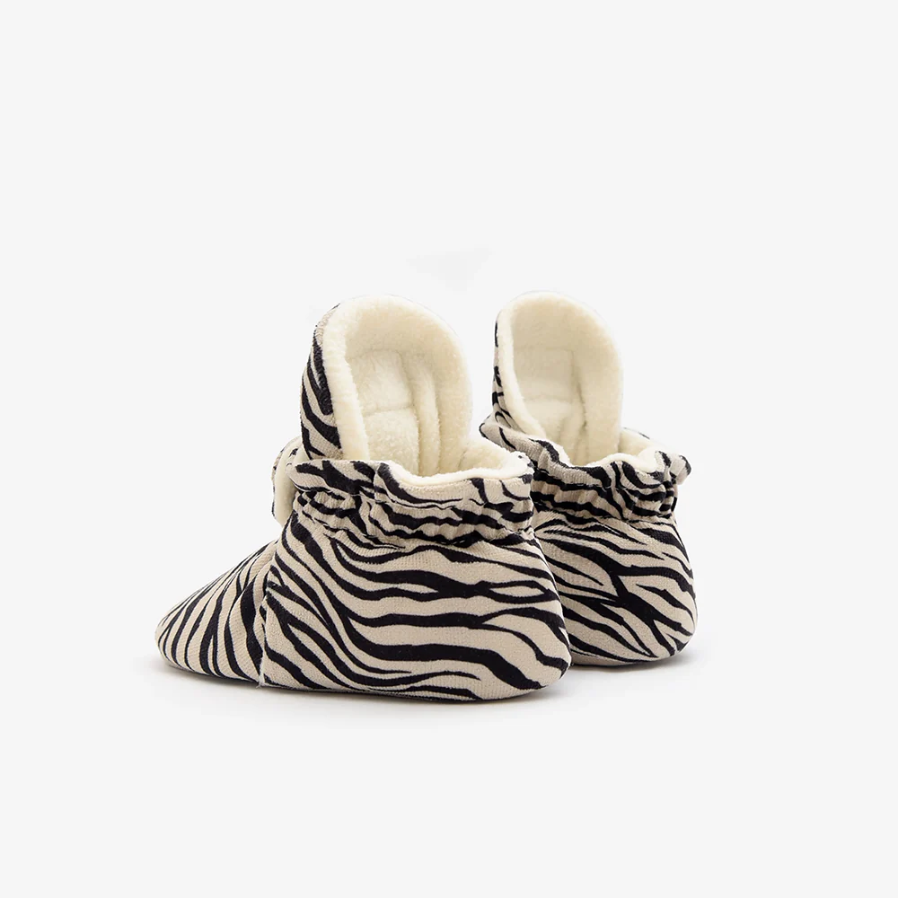 Kings & Rebels Baby Booties 'Gamuza' Zebra - Image 3