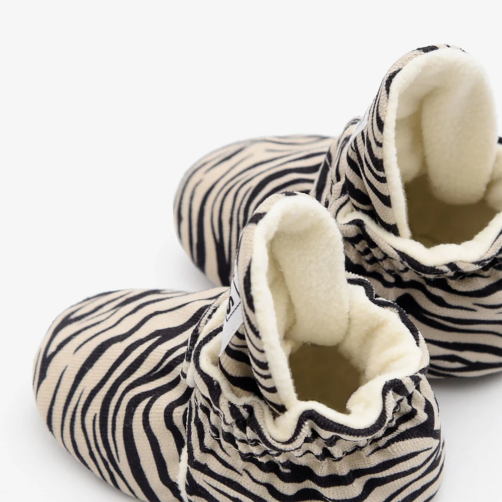 Kings & Rebels Baby Booties 'Gamuza' Zebra - Image 6