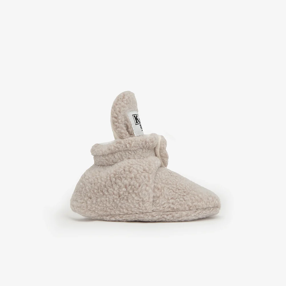 Kings & Rebels Baby Booties 'Teddy' Beige - Image 3