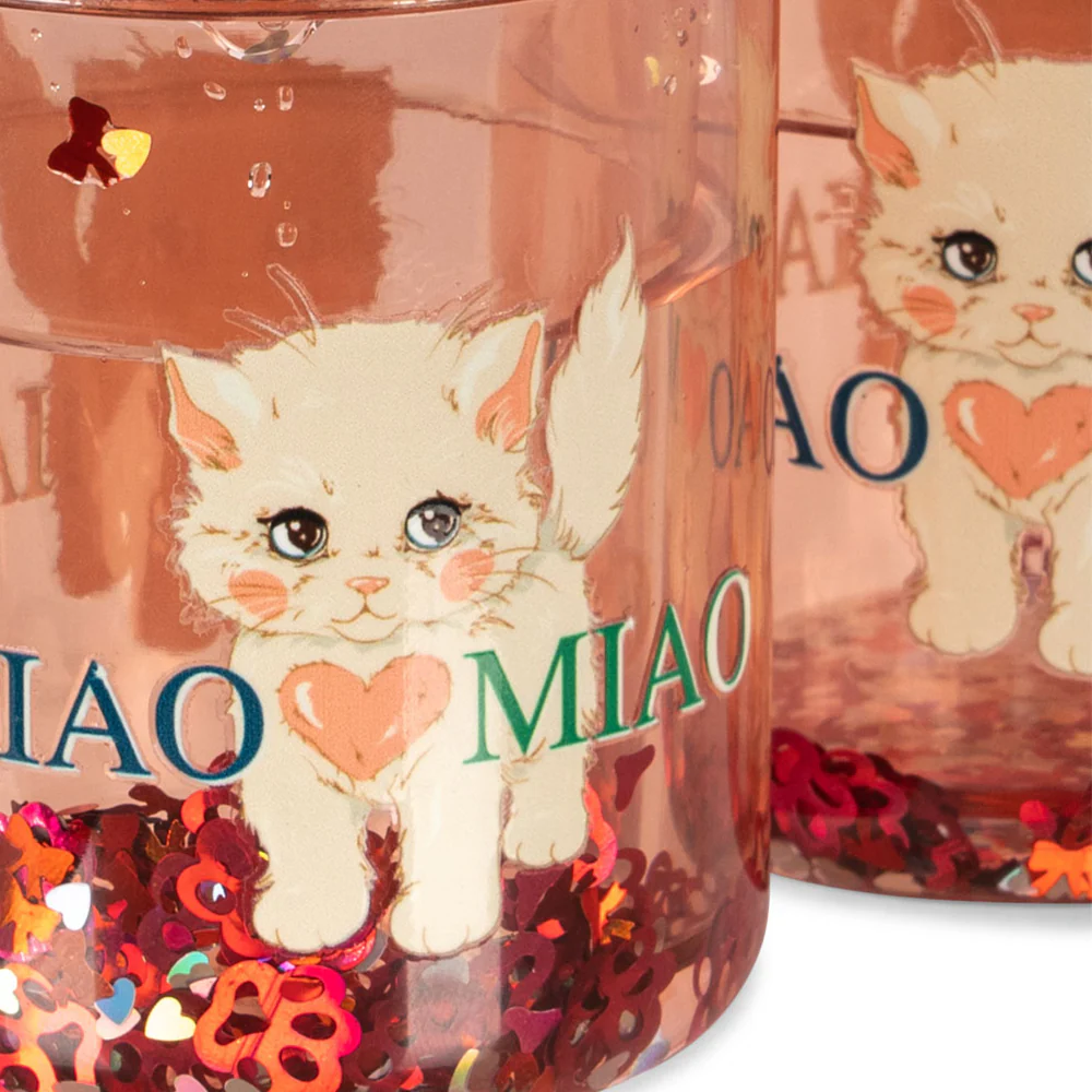 Konges Sløjd  2er Set Glitzer-Becher Ciao Miao - Image 3