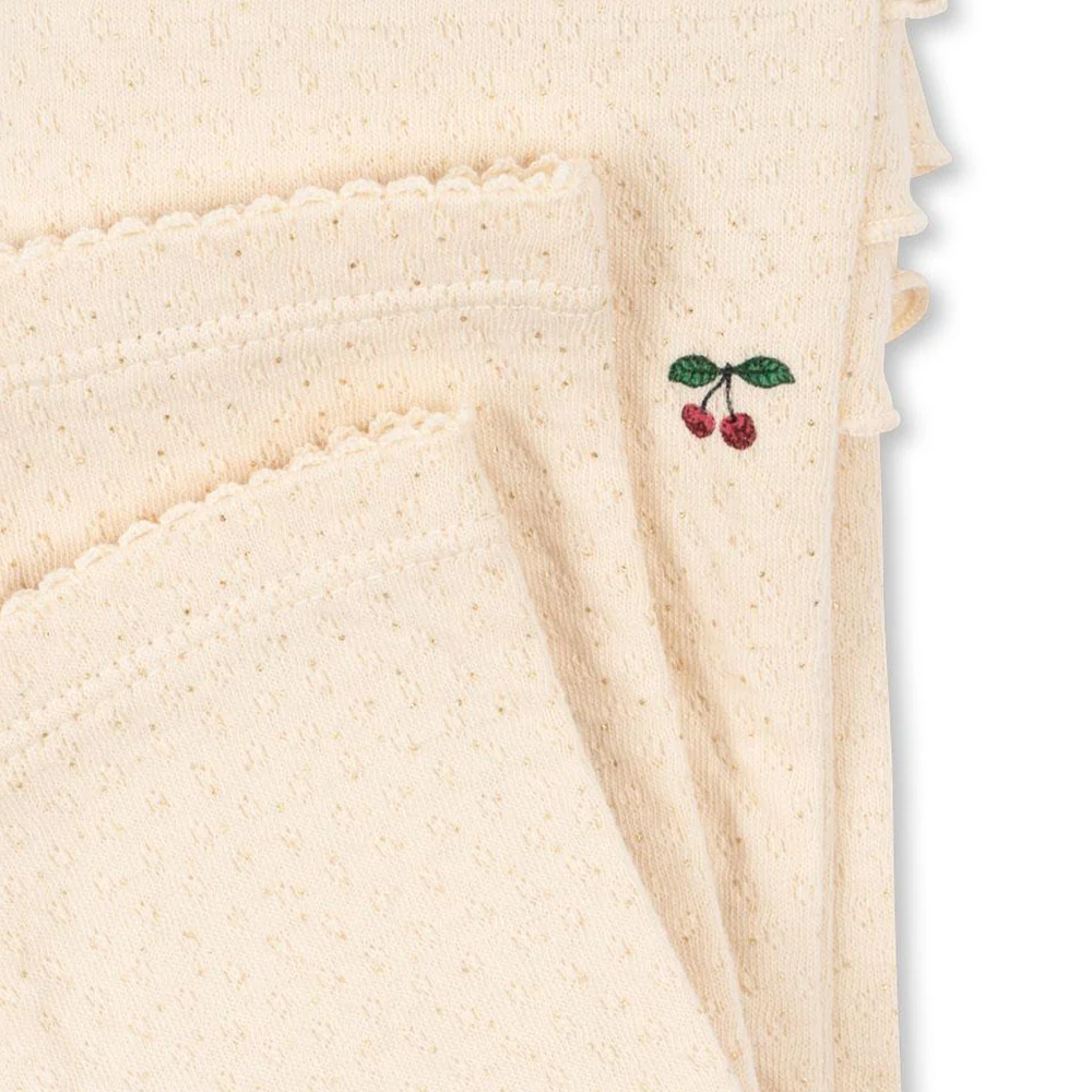 Konges Sløjd Baby Leggings mit Rüschen 'Sui' Cherry - Image 5